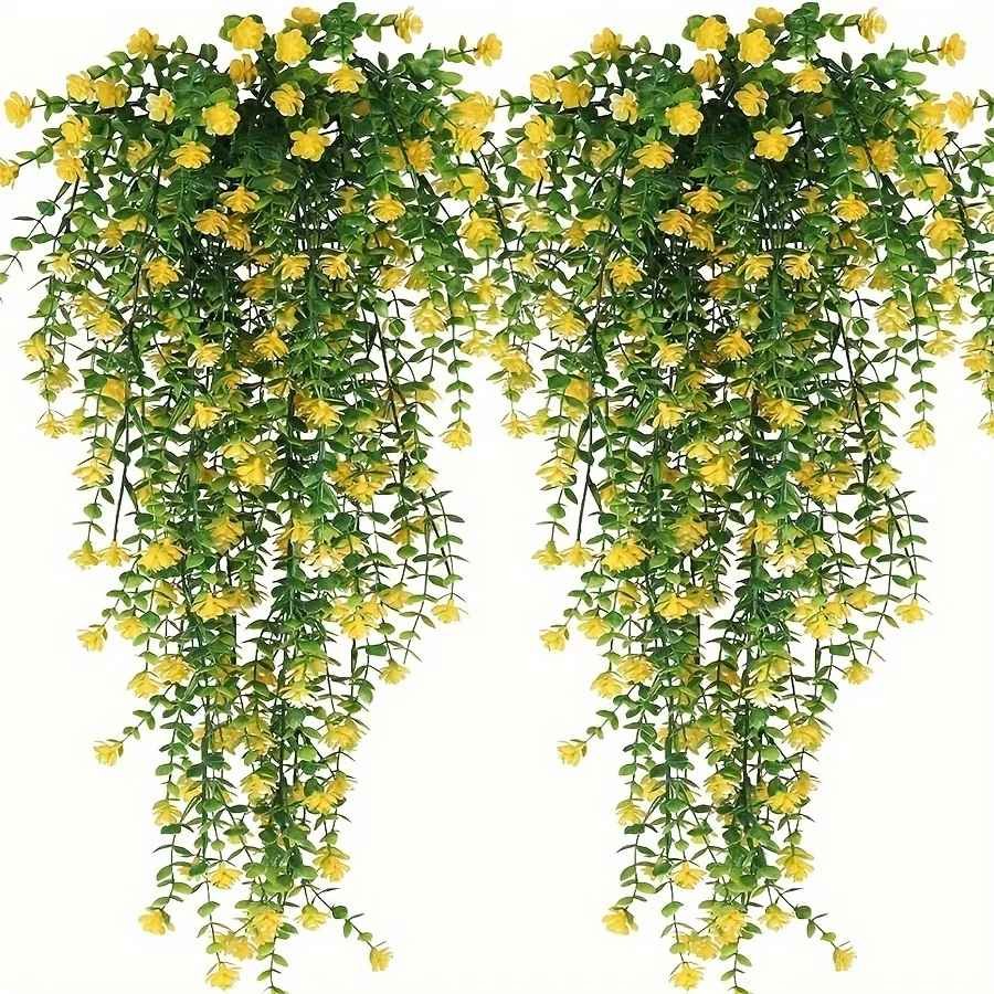 3pcs, Artificial Hanging Plants Fake Hanging Plant Faux Euca
