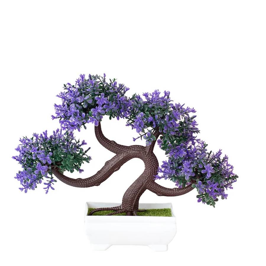 Artificial Plants Decoration Potted Bonsai Small Tree Pot Fa