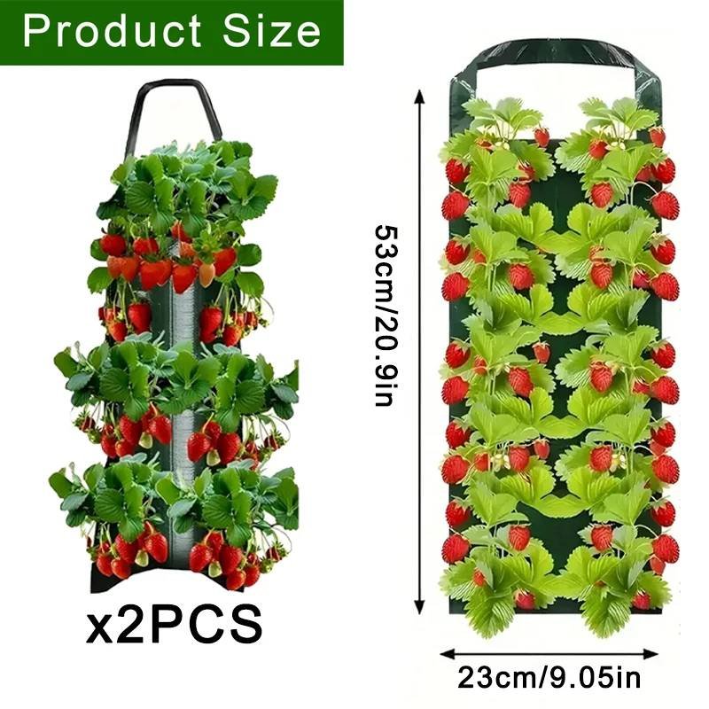 Hanging Strawberry Planter Hanging Planter, Vertical Garden