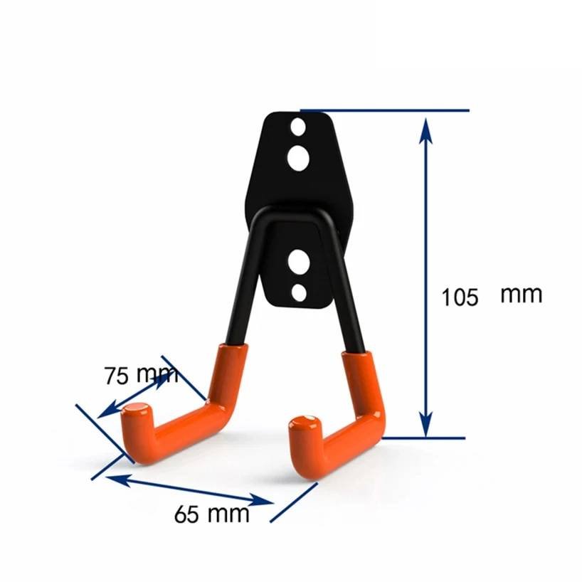 Heavy Duty Metal Hook Garage Organizer Wall Mount Bicycle Ha