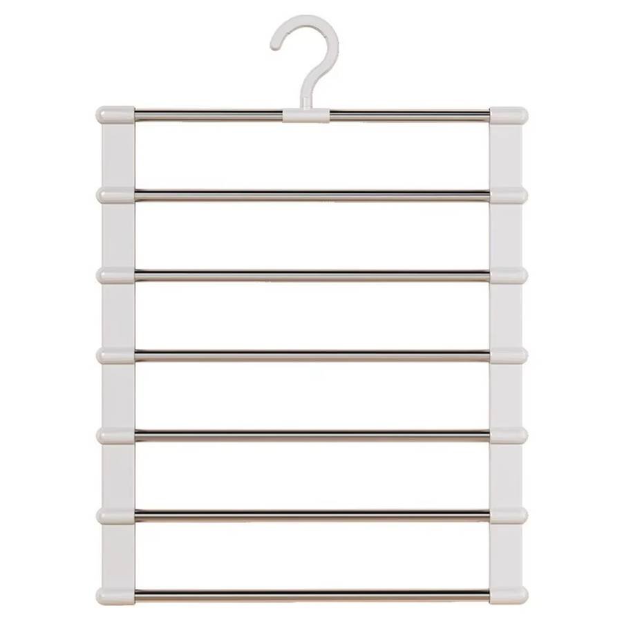 Multi-Layer Pants Hanger Space Saving Closet Organizer Folda